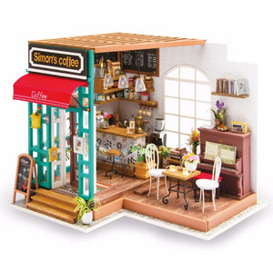 Furnitures Wooden House Waiting Time Toys For Children Birthday Gift