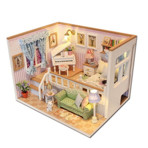 Furnitures Wooden House Stars Sky Toys For Children Birthday Gift