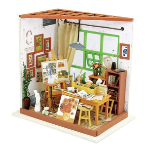 Furnitures Wooden House Toys For Children Kathy's Flower House Robotime