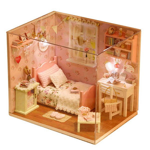 Miniature House Box Theatre Toys for Children stickers DIY Dollhouse