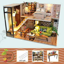 Load image into Gallery viewer, Furnitures Wooden House Miniature Toys For Children New Year Christmas Gift