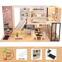 Load image into Gallery viewer, Furnitures Wooden House Miniature Toys For Children New Year Christmas Gift