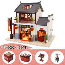Load image into Gallery viewer, Furnitures Wooden House Courtyard Dwelling Toys For Children Birthday Gift